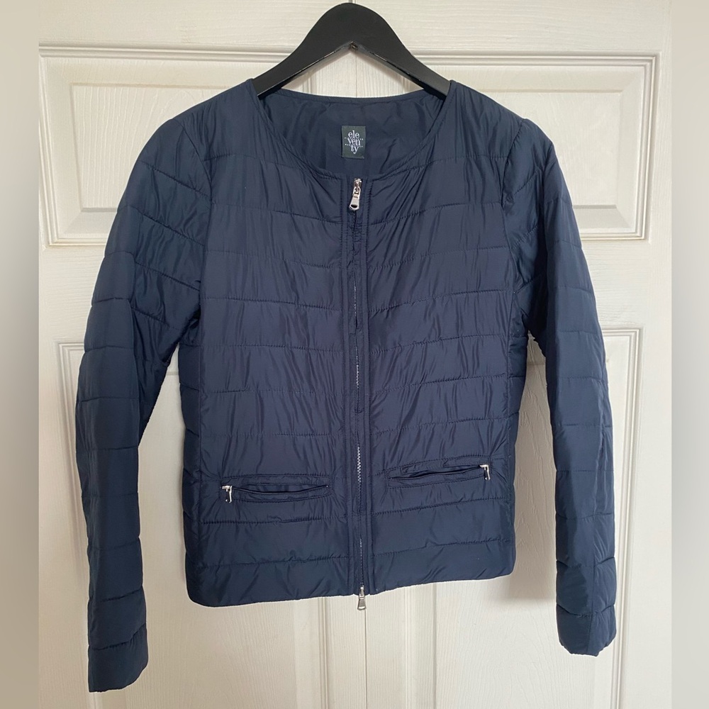 Eleventy lightweight insulated bomber jacket